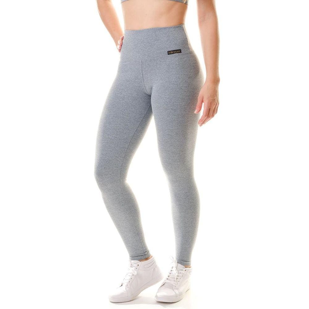 Legging Fitness Cinza Mescla Classic