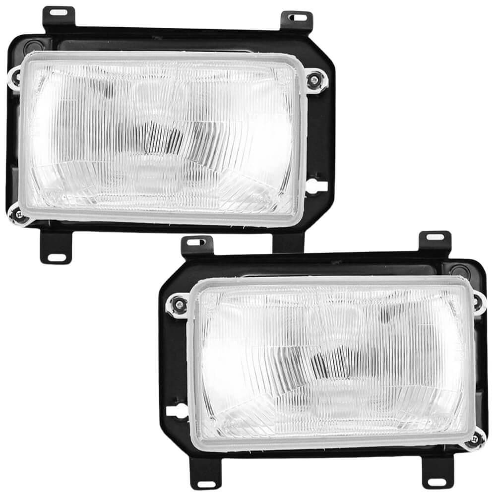 Par Farol VW 7100 8100 8140 Foco Simples C/ Soquete H4 FW112