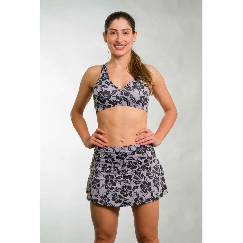 Short Saia Fitness Estampado PF Vitória