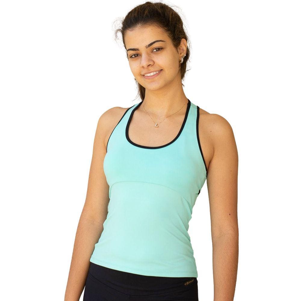 Regata Feminina Fitness Verde Aruba Isa