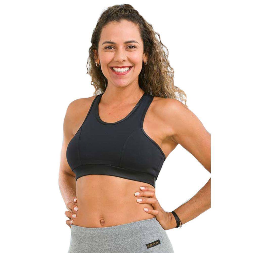 Top Fitness Preto Bambina