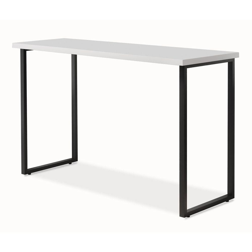 bancada pra estudo basica com pes de ferro estilo industrial