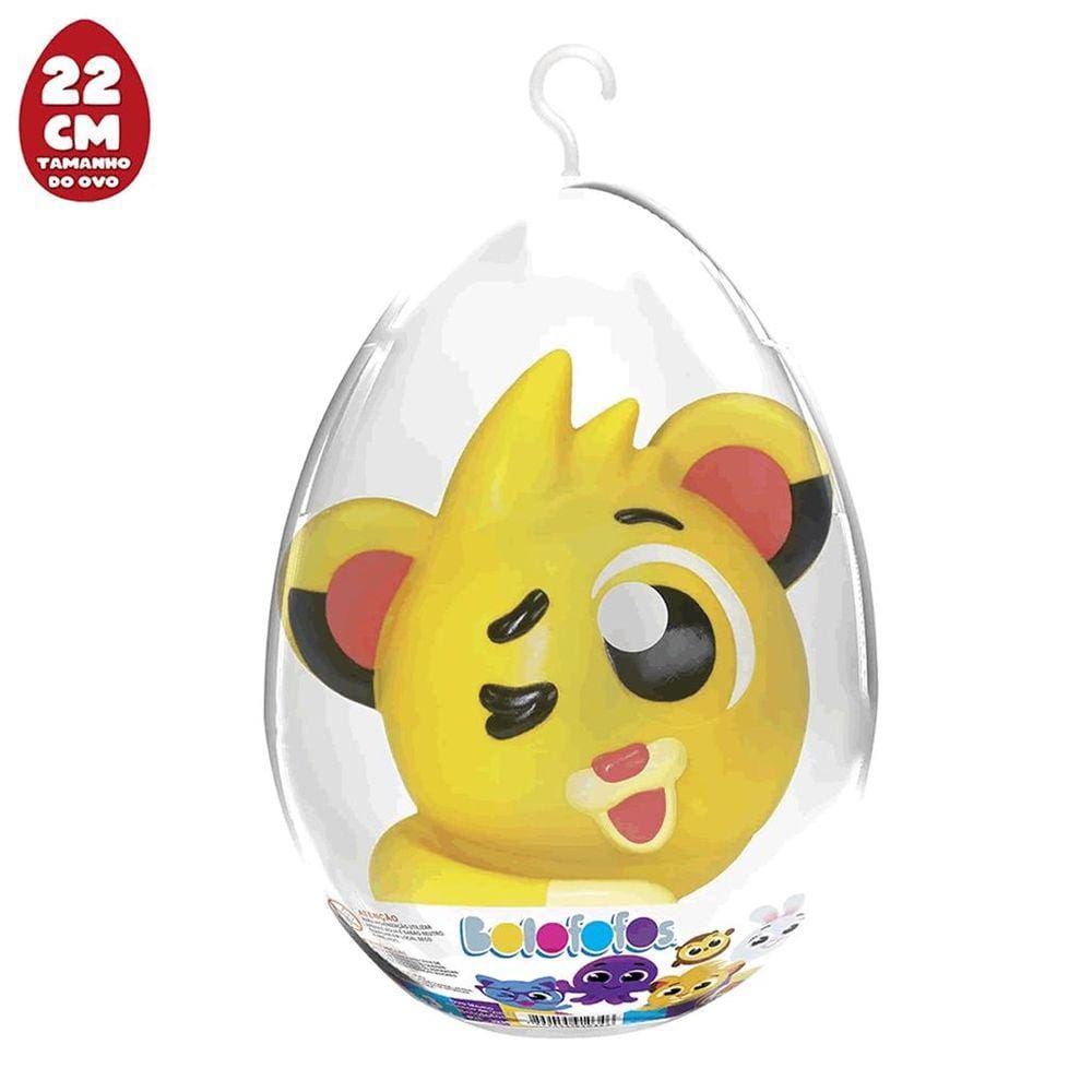 Boneco De Vinil Bolofofos Rick Ovo Médio Lider Brinquedos