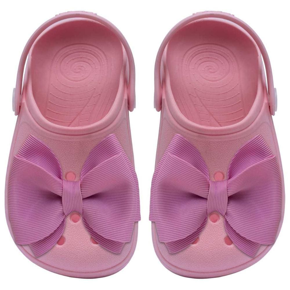 Babuche Feminino Laço Nº19ao36 Sandália Moda Infantil 12.102