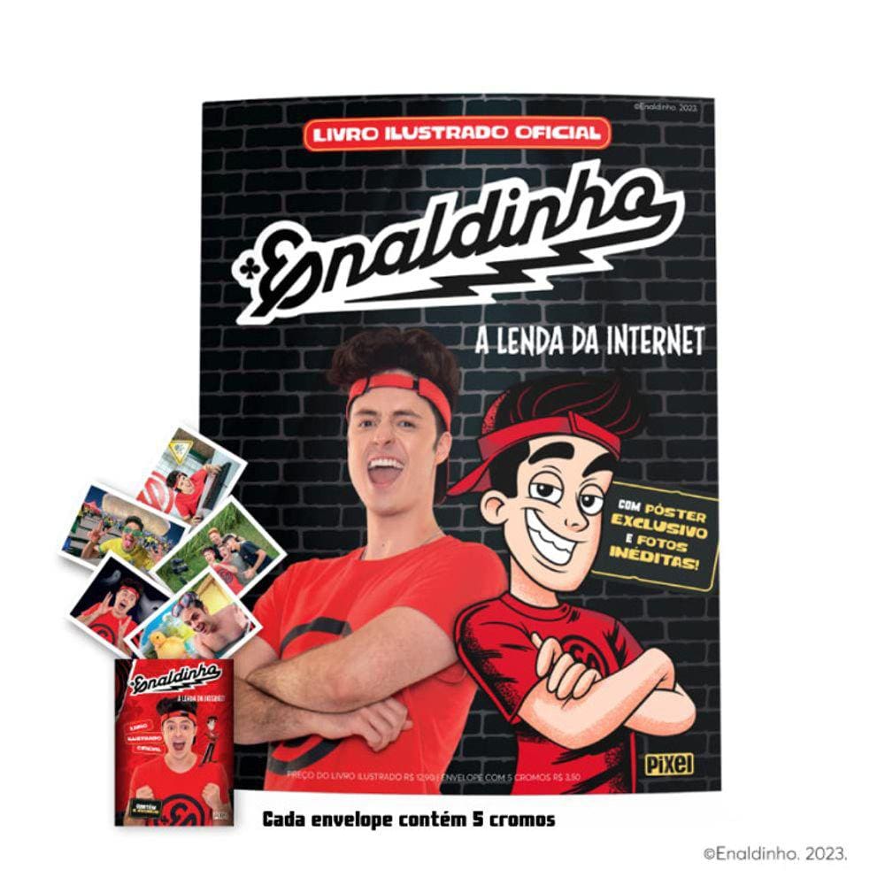 Kit - Livro Ilustrado + 10 Envelopes - Enaldinho