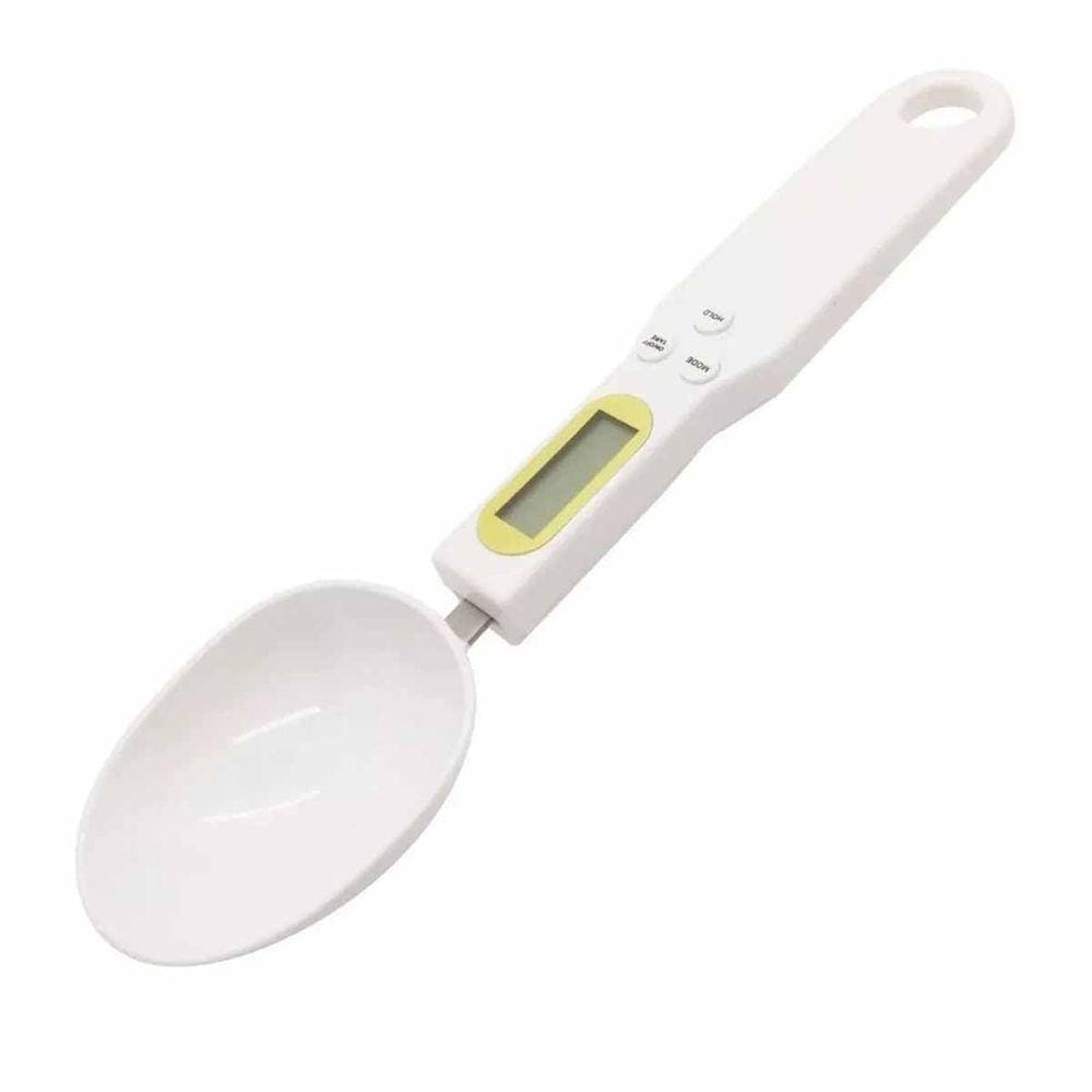Colher Balança Digital Dosadora Lcd Medidor Graos Alimento Tempero Raçao Remedio Cozinha Nutricionista Alimentaçao Multiuso Portatil