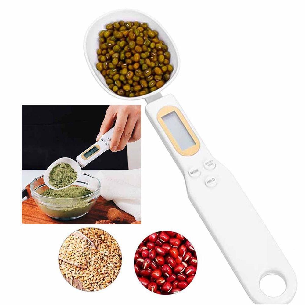 Colher Balança Digital Lcd Dosador Tempero Alimento Cozinha Nutricionista Alimentaçao Comida Portatil