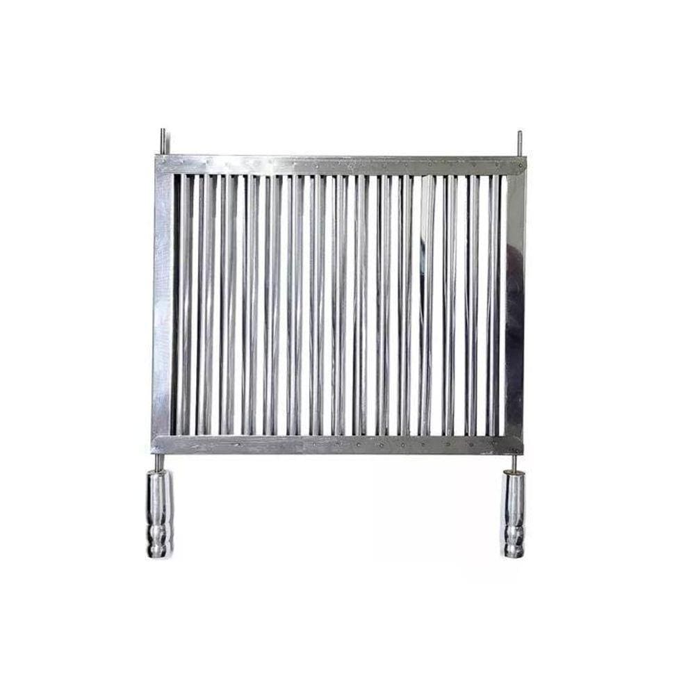 Grelha Uruguaia Inox Parrilla Churrasco 45X45