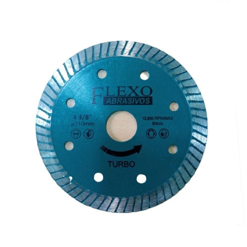 Disco Diamantado 4.3/8 110X0.8X22,23Mm - Porcelanado Cx10.