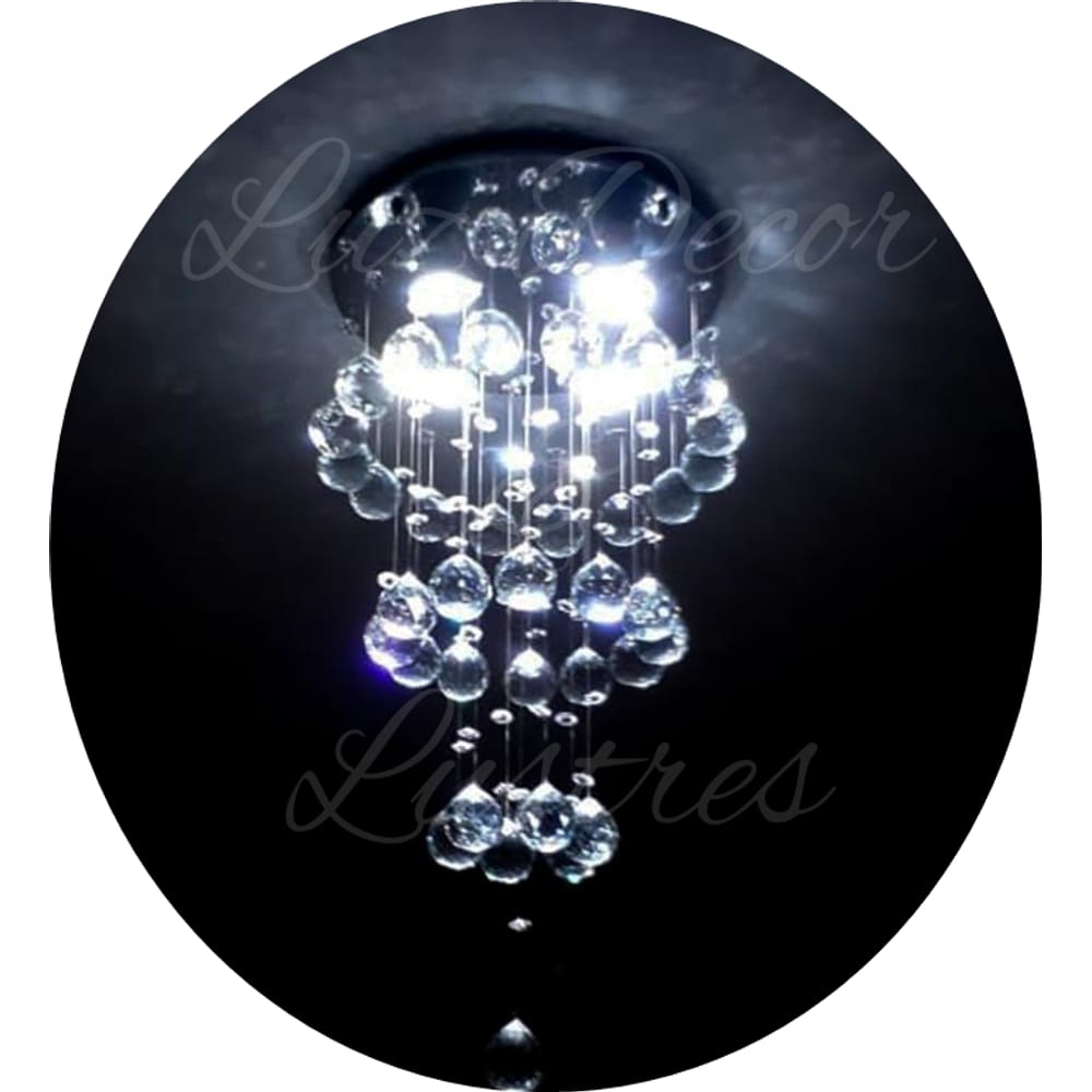 Lustre De Cristal K9 Plafon Moderno Para Sala De Estar
