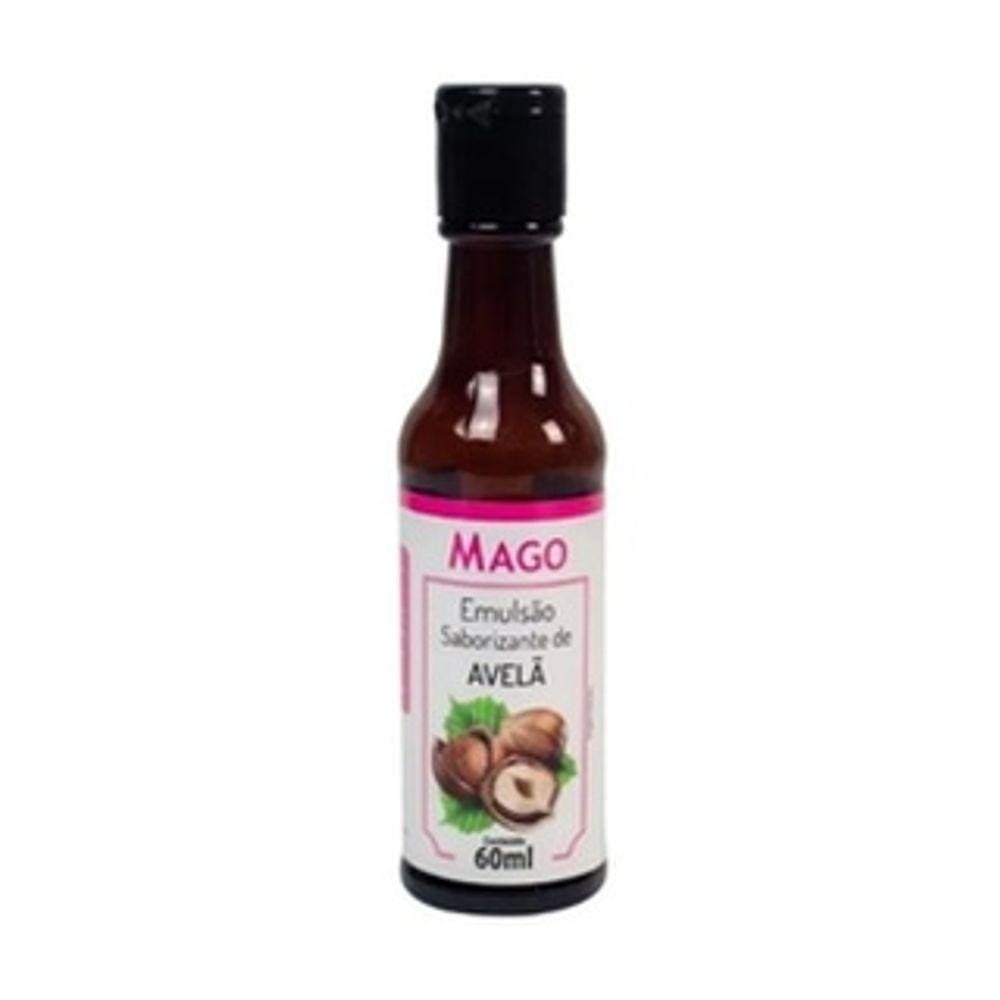Emulsão Saborizante Essência Avelã 60ml Mago Concentrada