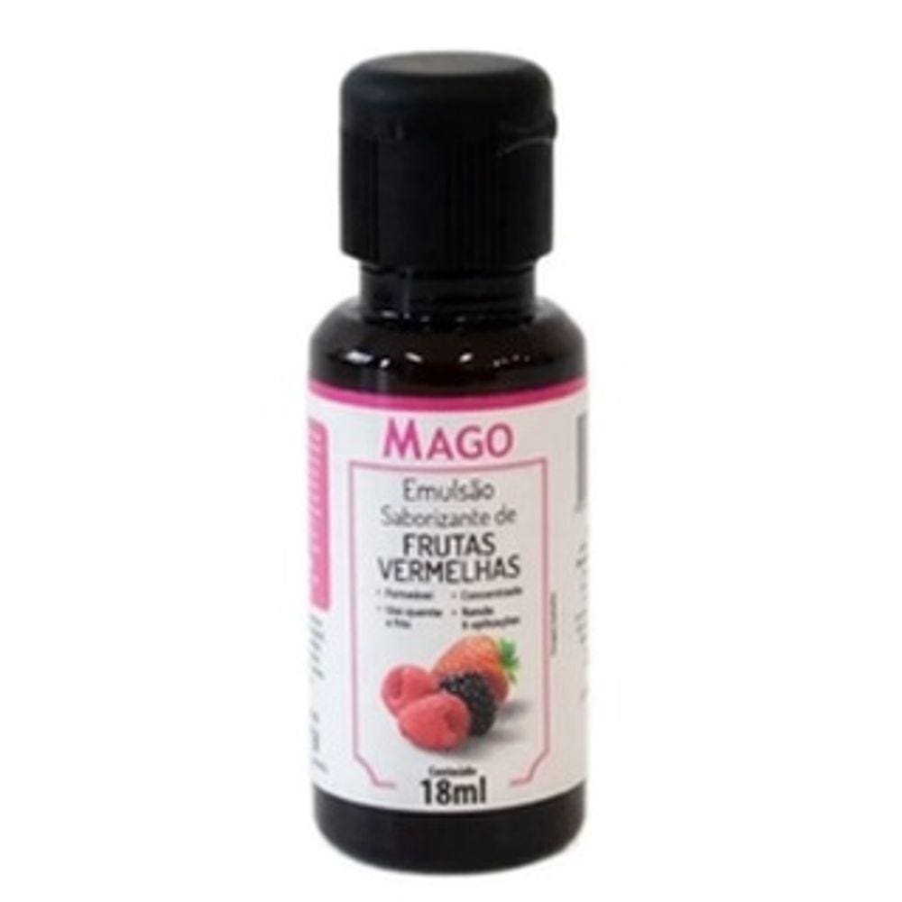 Emulsão Saborizante Essência / Aroma 18ml Frutas Vermelhas