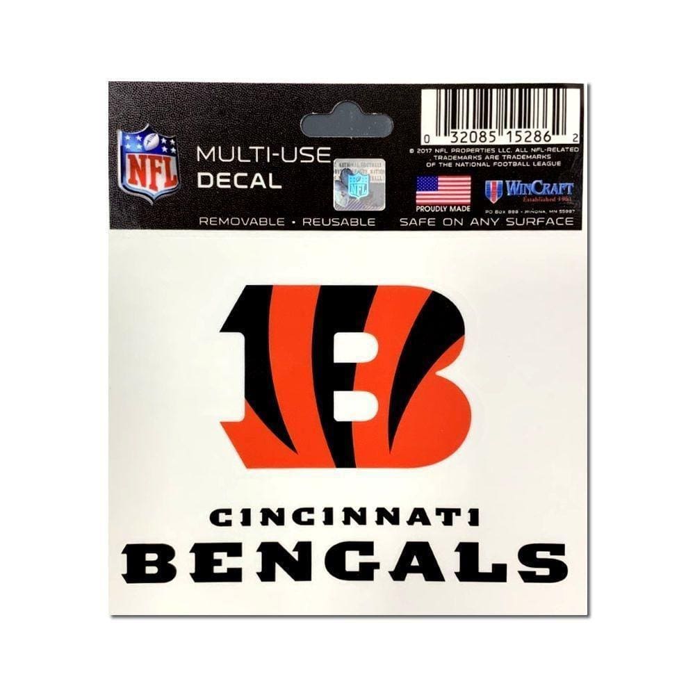 Adesivo Multi-Uso 8X10 Nfl Cincinnati Bengals