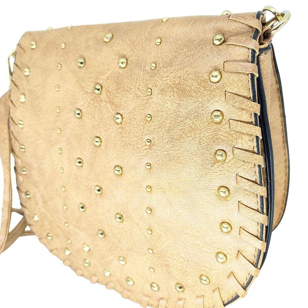 Bolsa feminina transversal de alça espaçosa indiana luxo