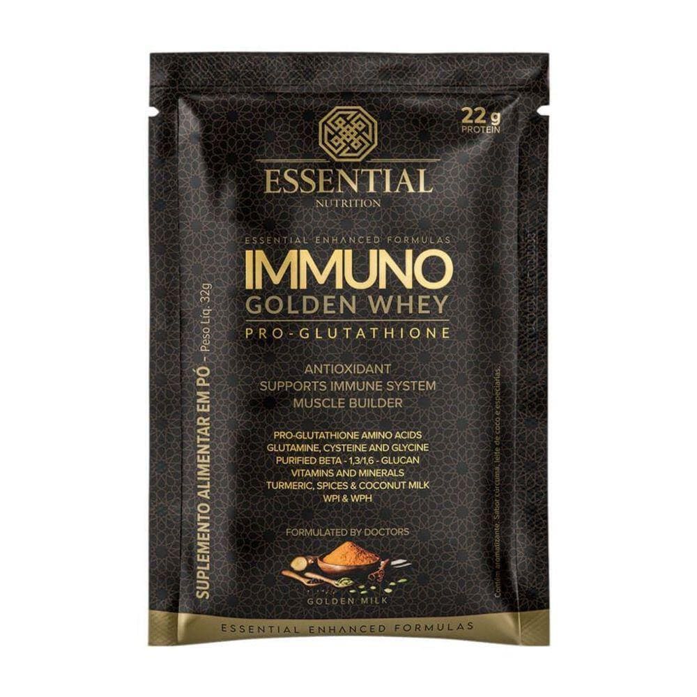 Immuno Golden Whey Pro Glutathione Sachê 32G Golden Milk