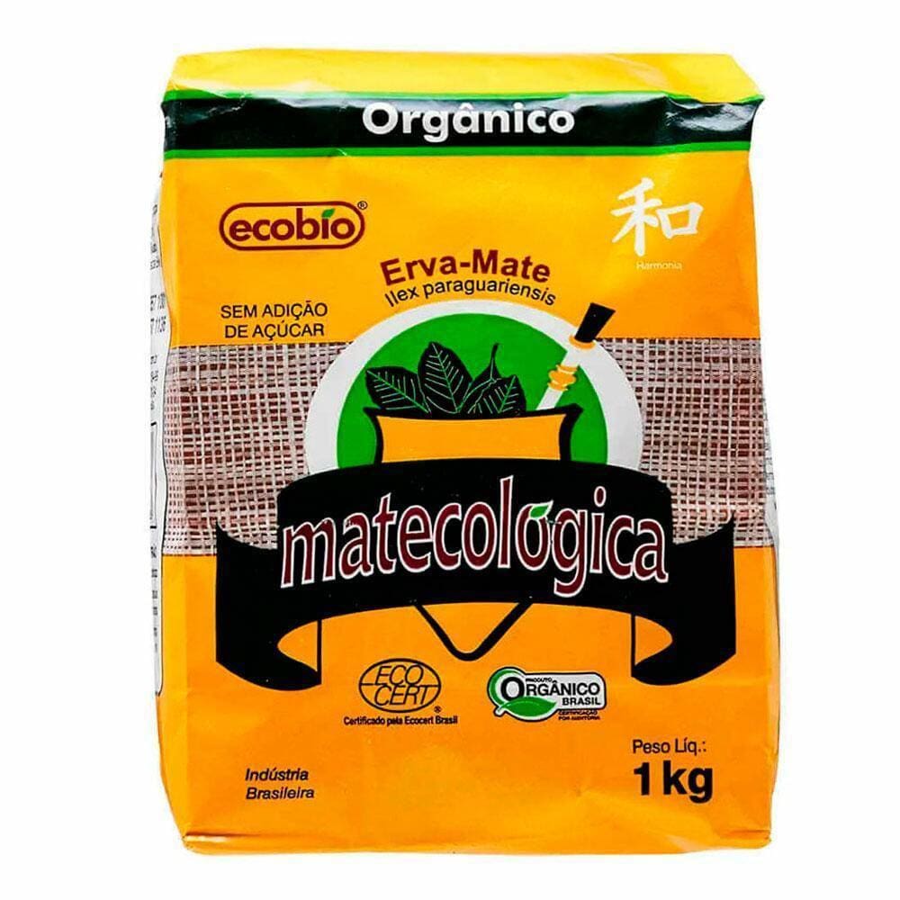Erva Mate Orgânica Para Chimarrão Ecobio 1Kg