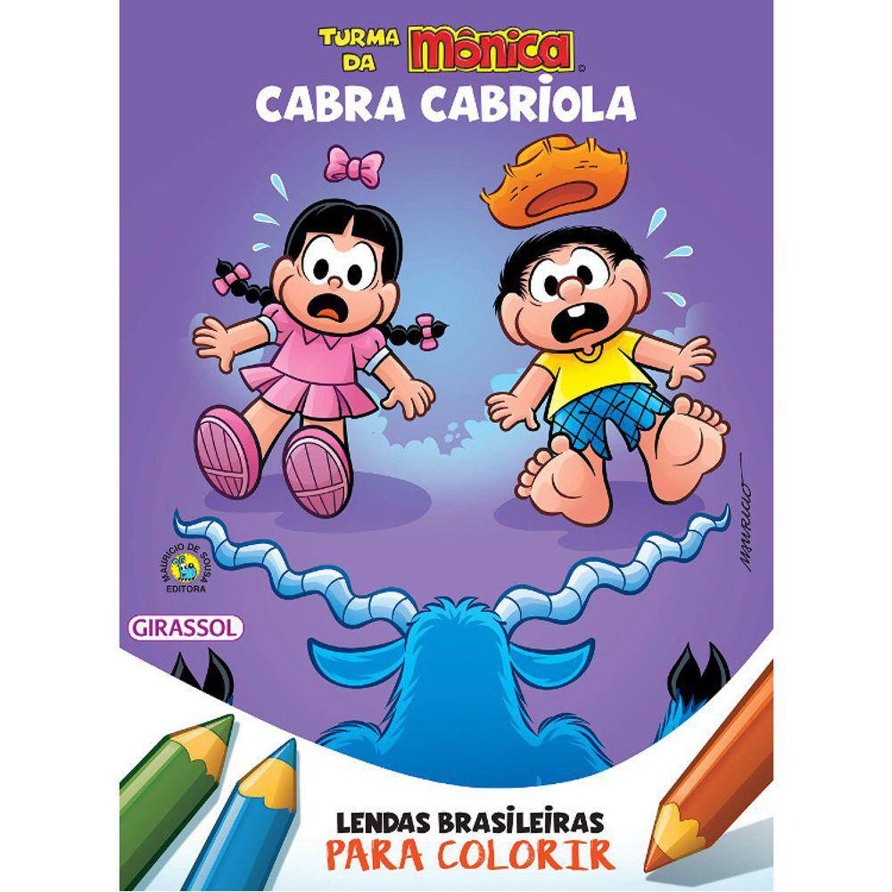 Turma Da Monica - Lendas Brasileiras Para Colorir: Cabra Cabriola