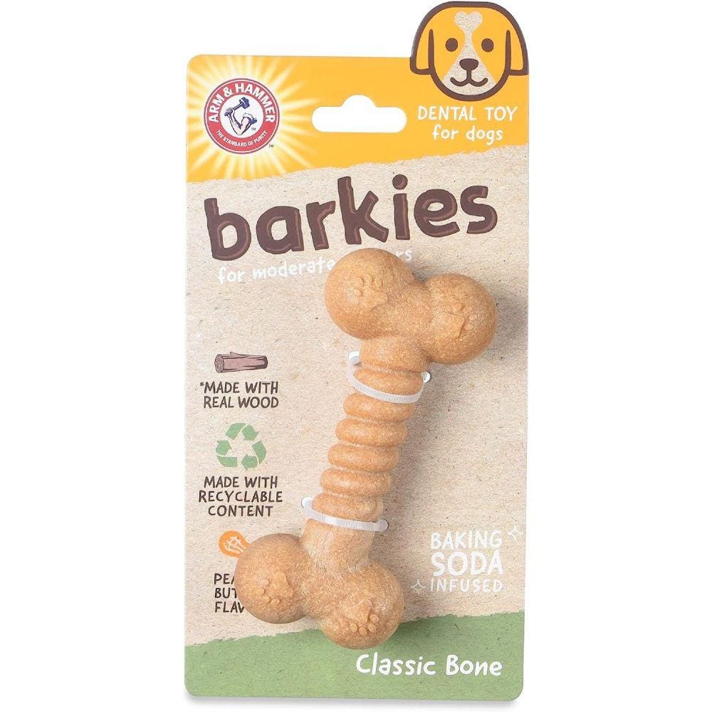 Brinquedo de Roer Barkies Classic Bone Arm&hammer Cães Até 15kg
