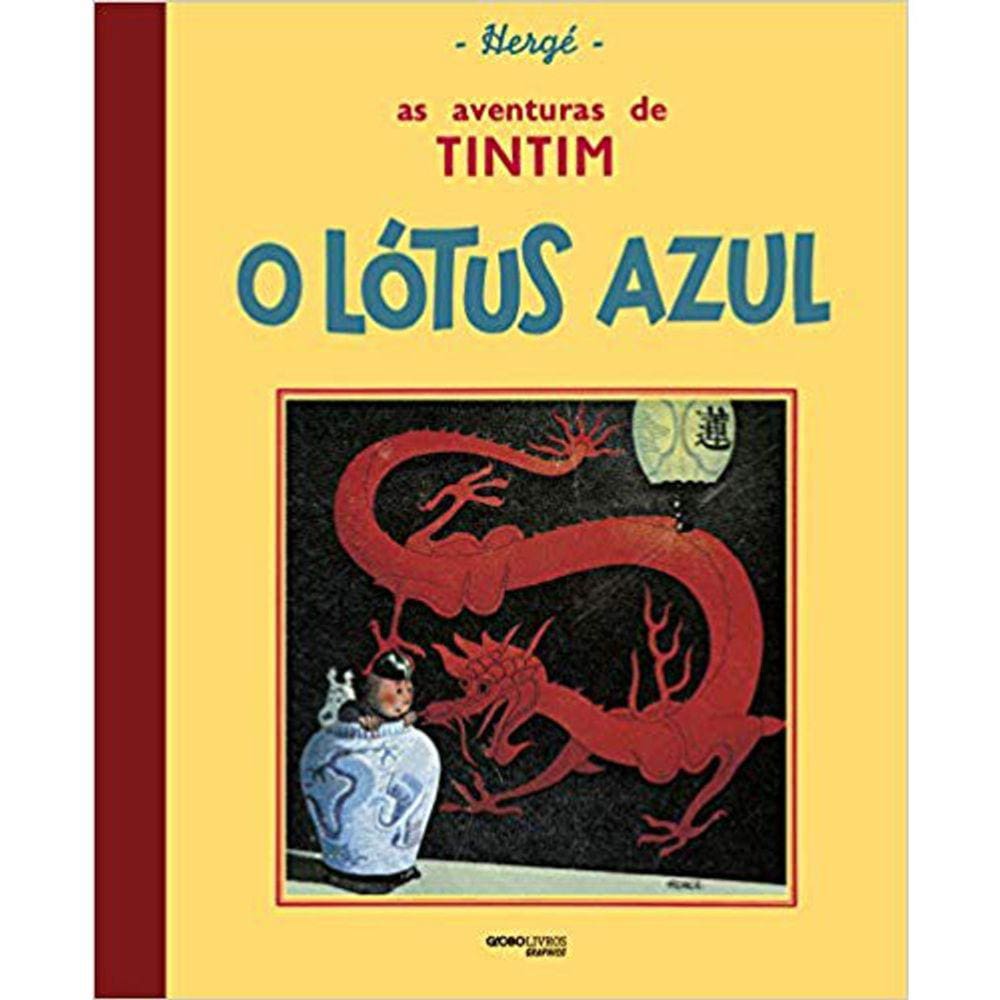 As Aventuras De Tintim - O Lotus Azul - Capa Dura