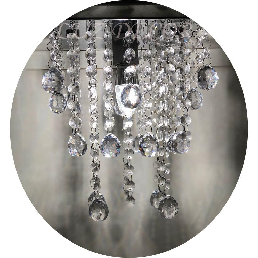 Lustre De Acrílico Alto Brilho Para Sala Já Vai Montado
