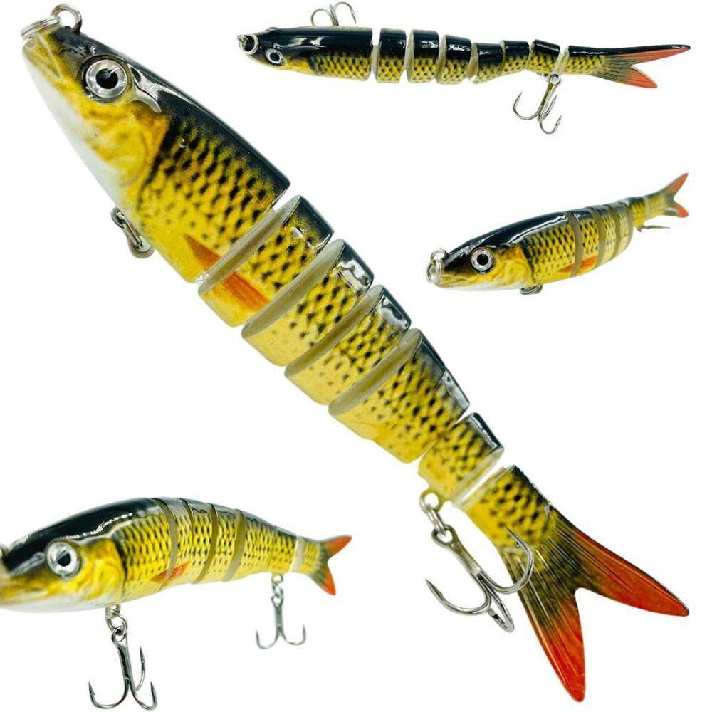 Isca Artificial Tuvira Para Tucunaré Robalo 13.4cm 18g Cor01