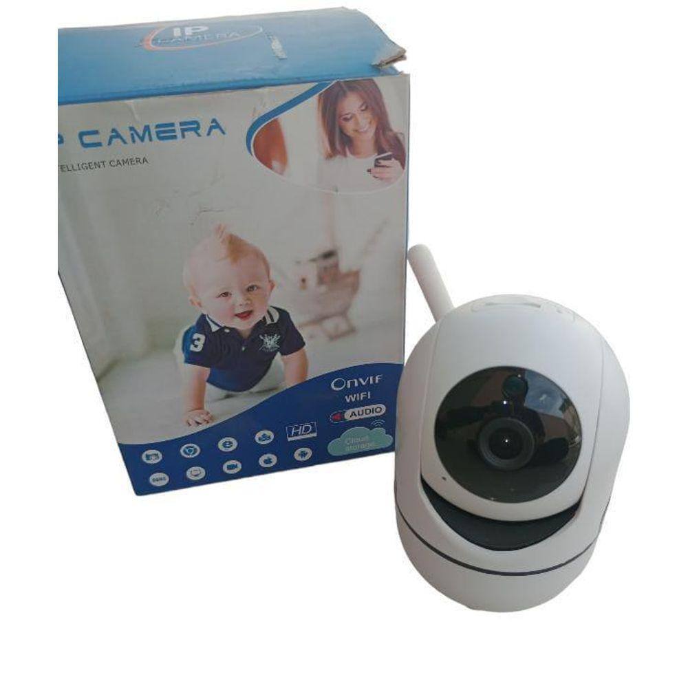Câmera De Segurança Câmera Baba Wifi Áudio Hd