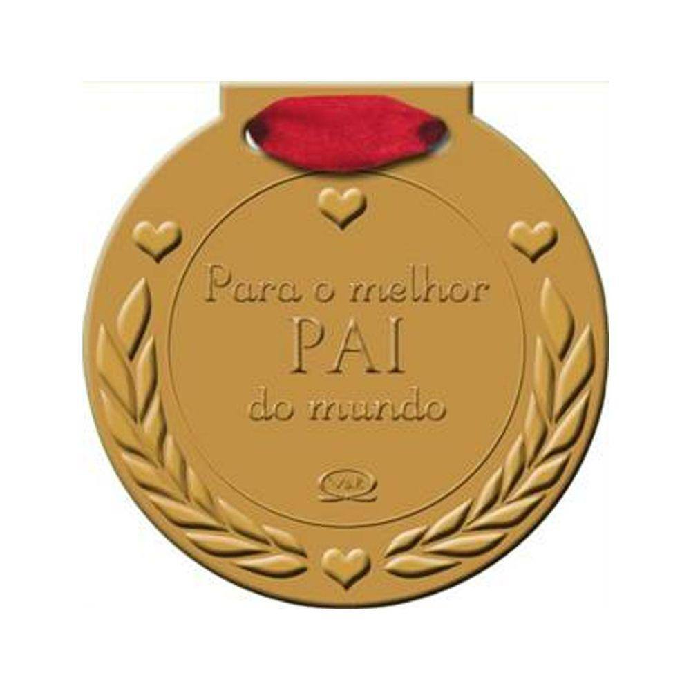 Para O Melhor Pai Do Mundo - Formato De Medalha