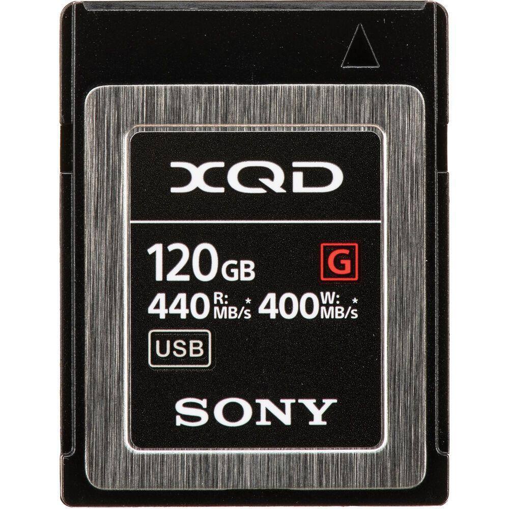 Cartão XQD Sony Série G 120GB - 400MB/s (QD-G120F)