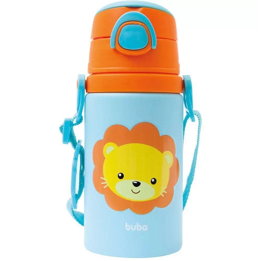 Garrafa Infantil CANUDO RETRÁTIL +3 anos BUBA DINOSSAURO