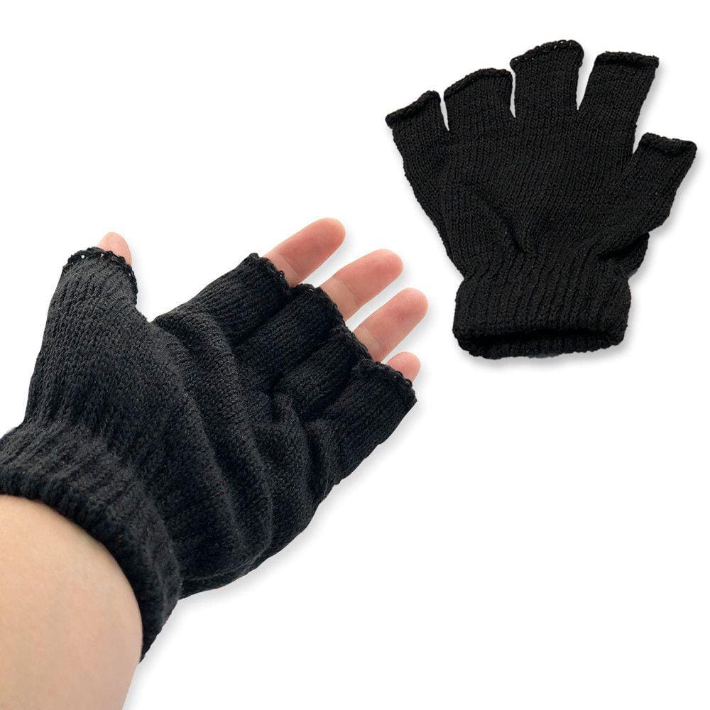 "Adicione um toque moderno ao seu look com nossa Luva sem Dedos Preto Lisa - Tamanho Único."
