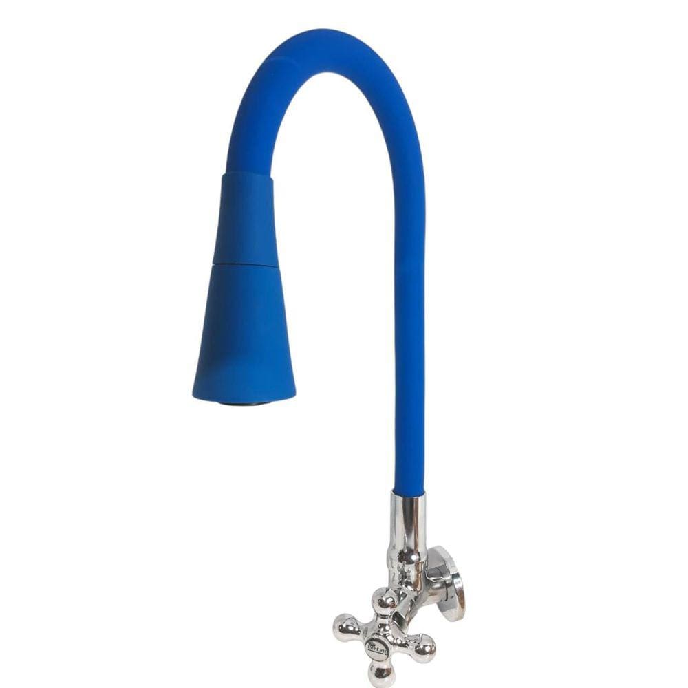 Torneira Super Luxo De Parede C35 Blue Gourmet