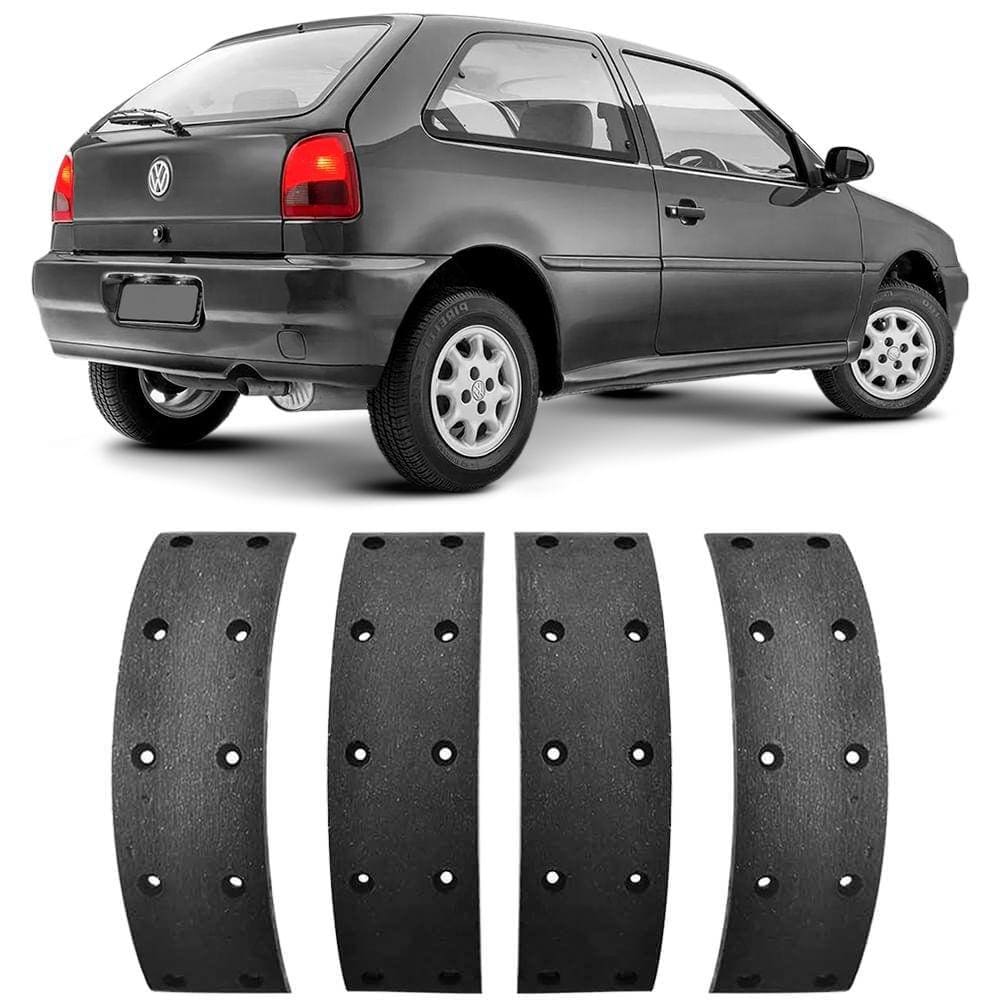 Lona Freio Volkswagen Gol G2 G3 Santana 1.8 Traseira Fras-le