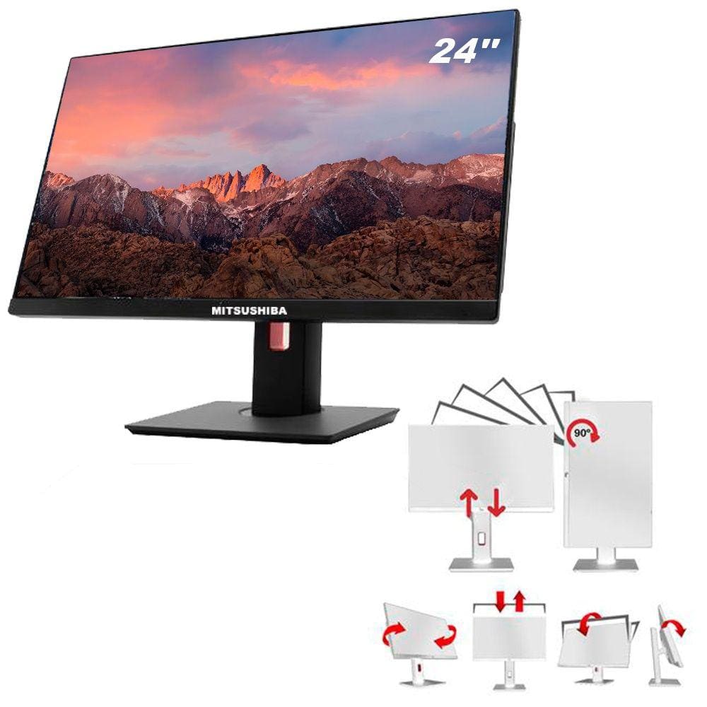 All In One 24" Multimidia N4020 8G 256G Linux(Compativel Windows 11) Mitsushiba