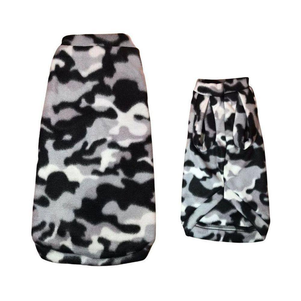 Roupa De Frio Para Cães - Suéter Camuflado Pp