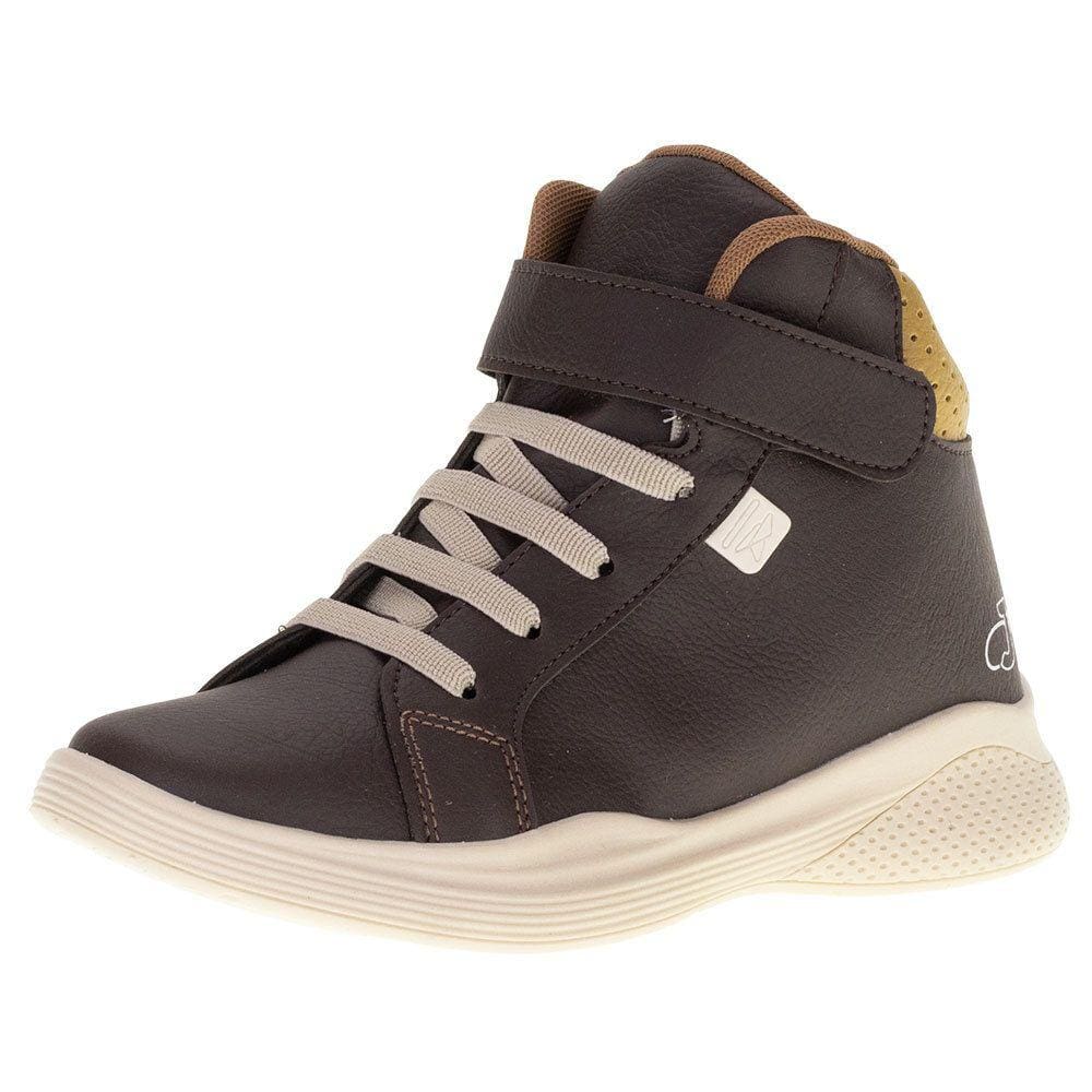 Tênis Infantil Masculino Cano Alto Jet Kids - 40034