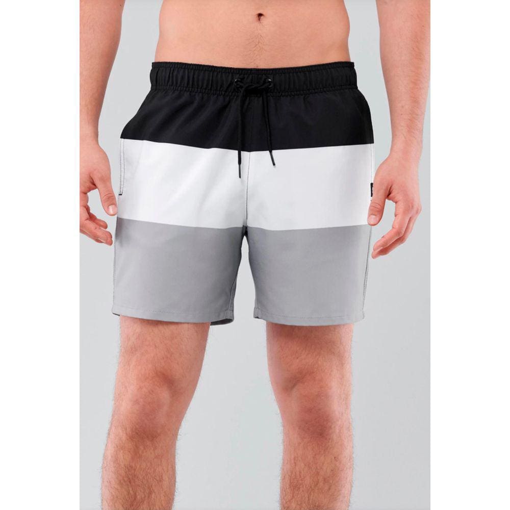 Short Hollister Guard Fit 5” Com Stretch Listrado