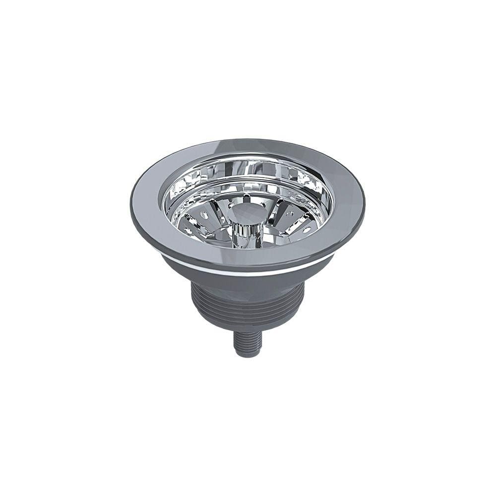Válvula para Pia de Cozinha Americana Blukit 101647 Aço Inox