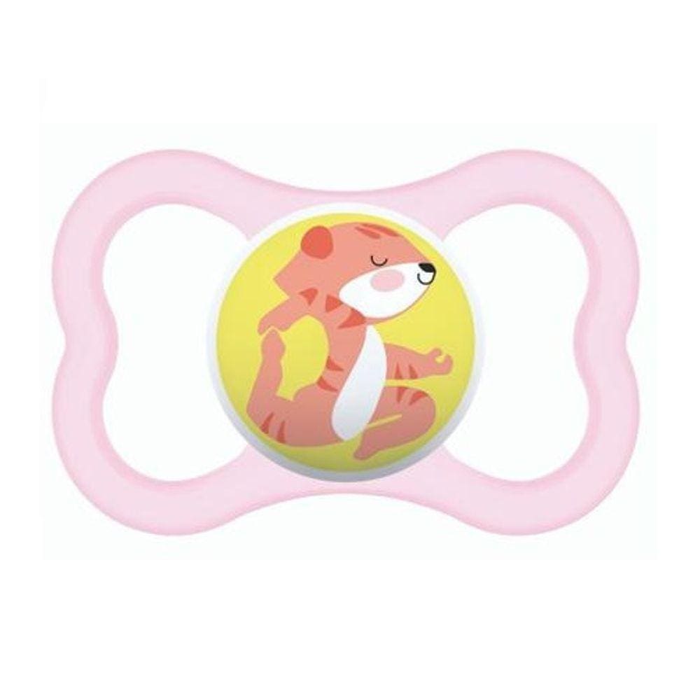 CHUPETA MAIORES DE 18 MESES MAM SKINSOFT Rosa + CAIXINHA