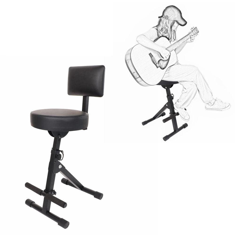 Banco, Banqueta C/Apoio Suporte P/Violão, Guitarra, Baixo