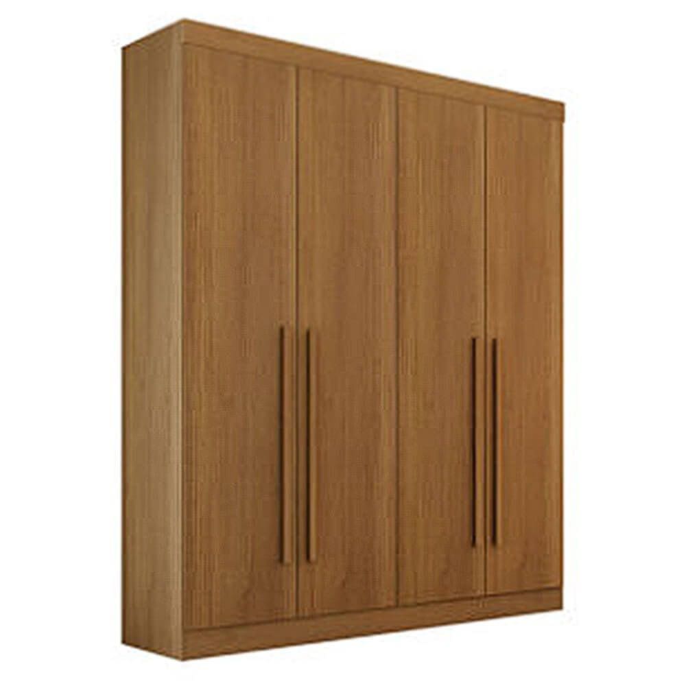 Guarda Roupa Da Vinci Casal 4 Portas 3 Gavetas D Doro Cinamomo