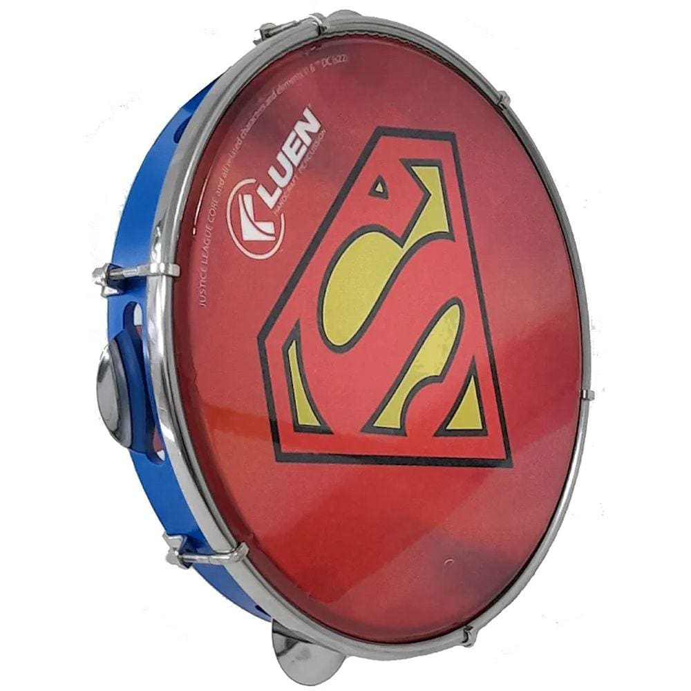 Pandeiro 10" Abs Warner Superman Luen