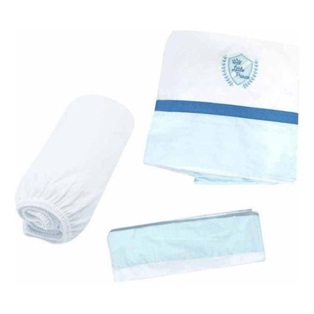 Jogo De Lençol Para Berço Its A Boy Classic For Baby Azul