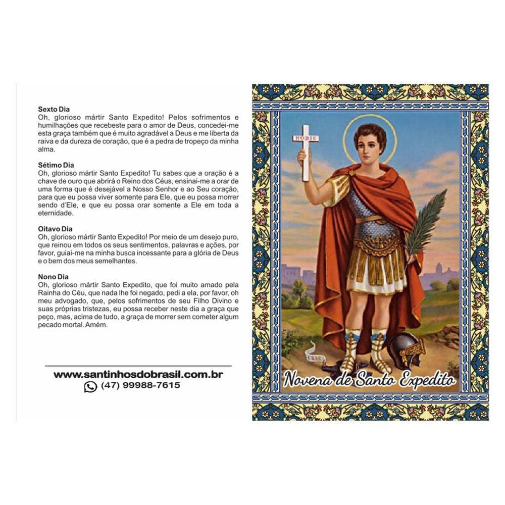 Santinhos da Novena de Santo Expedito - 10x14 cm 3000