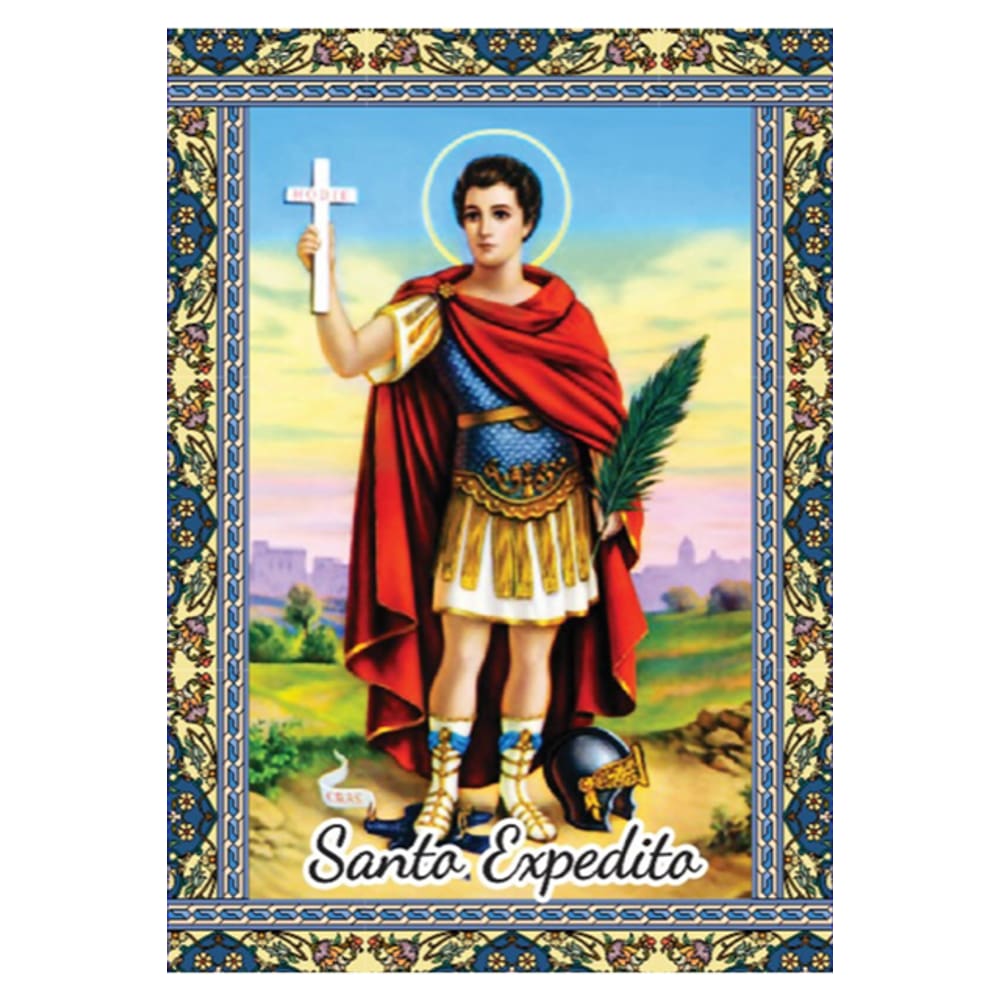 Santinho Santo Expedito (oração verso) - 7x10 cm 4000
