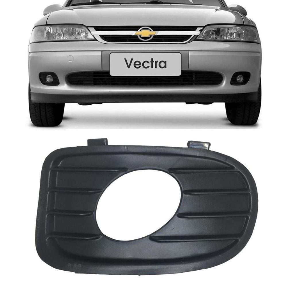 Moldura Farol Milha Vectra 2000 2001 2002 Com Furo