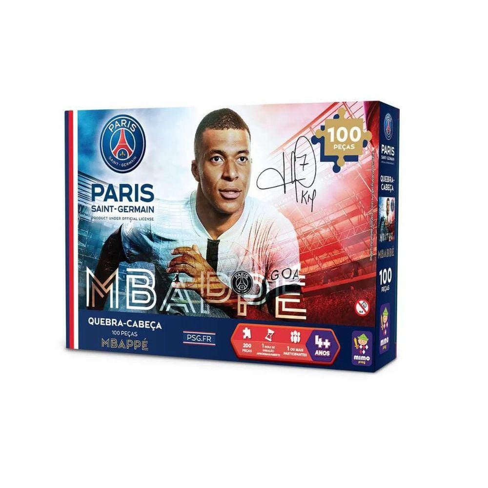 Quebra-Cabeca - Mbappe - Paris Saint Germain 100 - 2307 MIMO