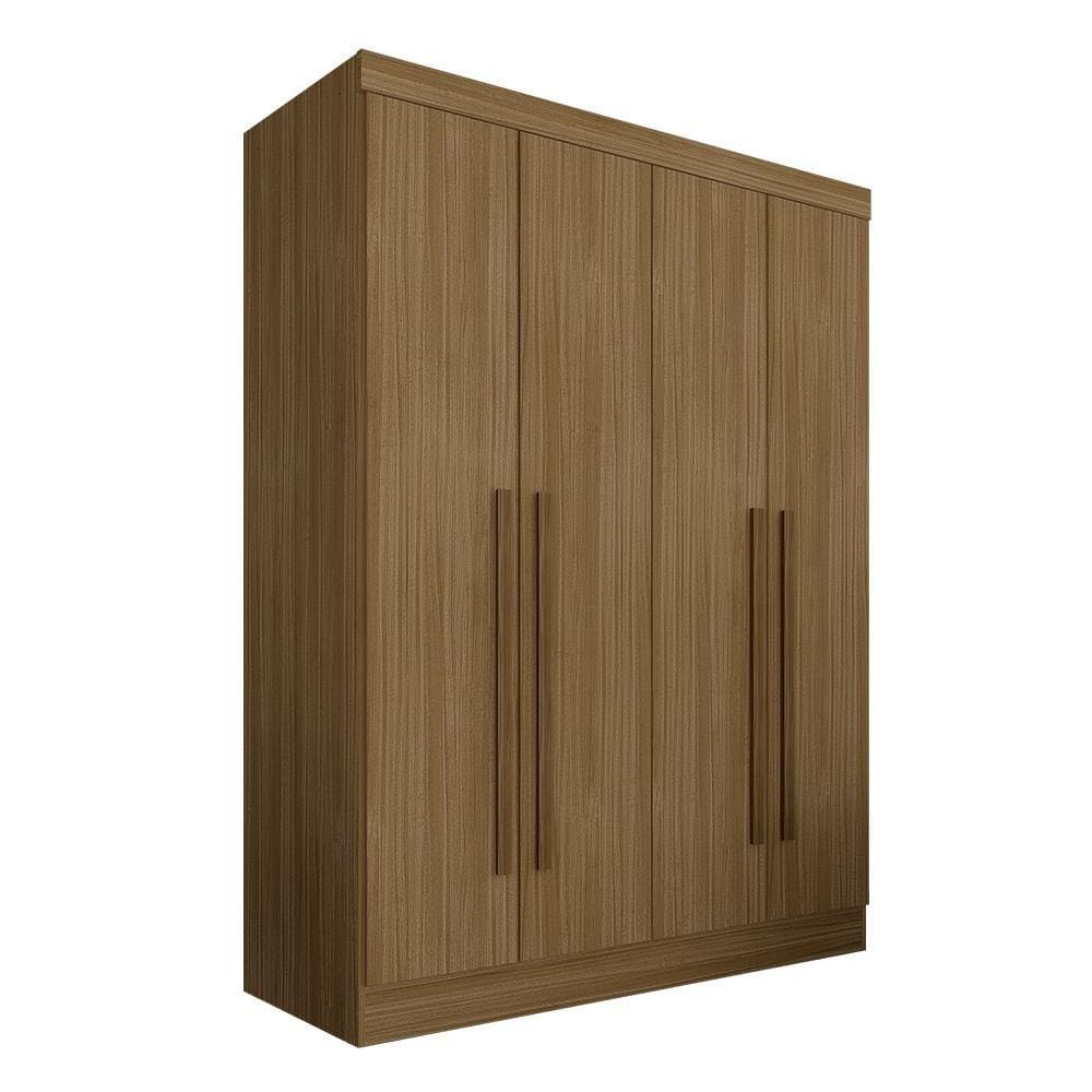 Guarda Roupa 4 Portas Solteiro Mayra Boreal - Móveis Arapongas