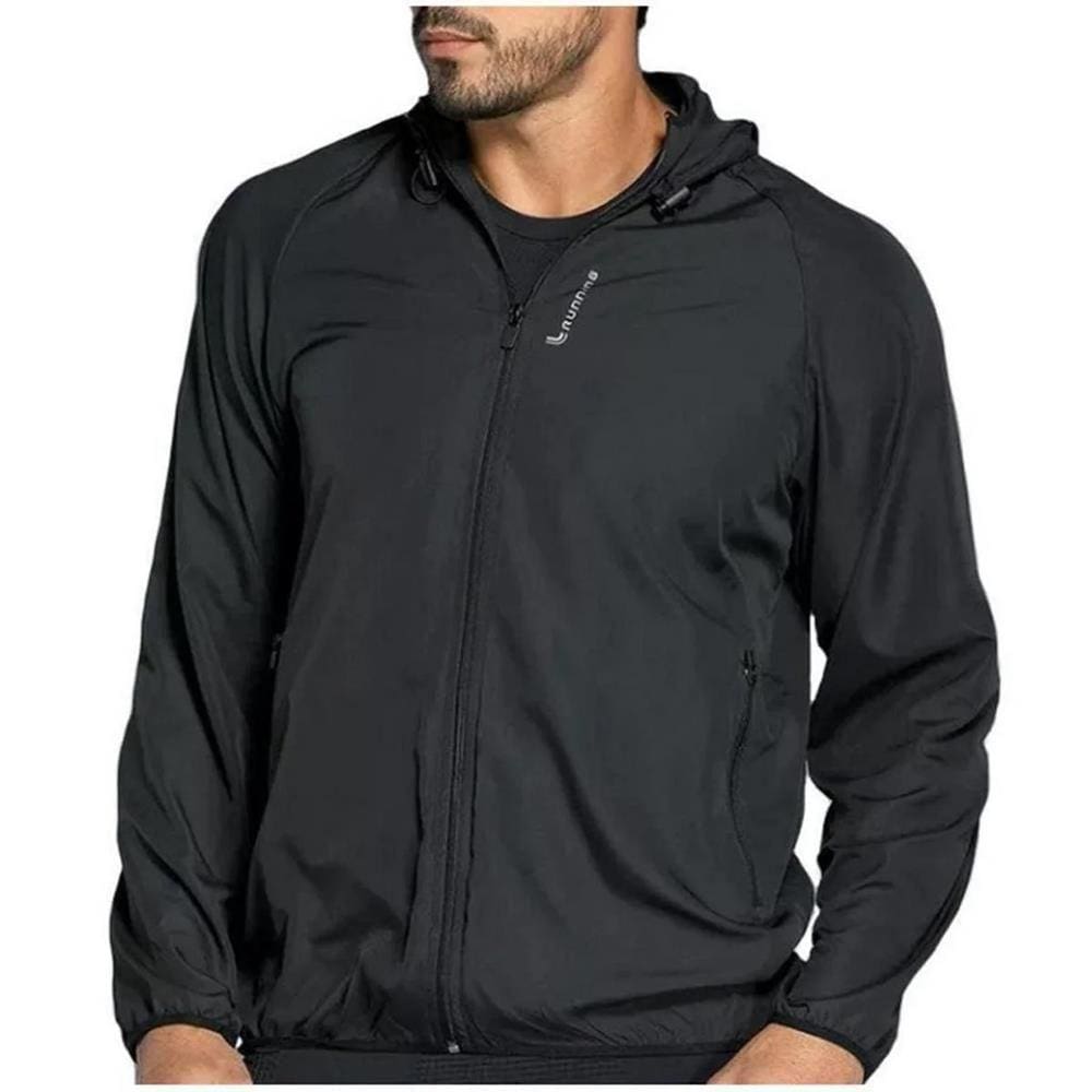 Jaqueta Corta Vento Lupo Masculina WindBreak Zíper Capuz