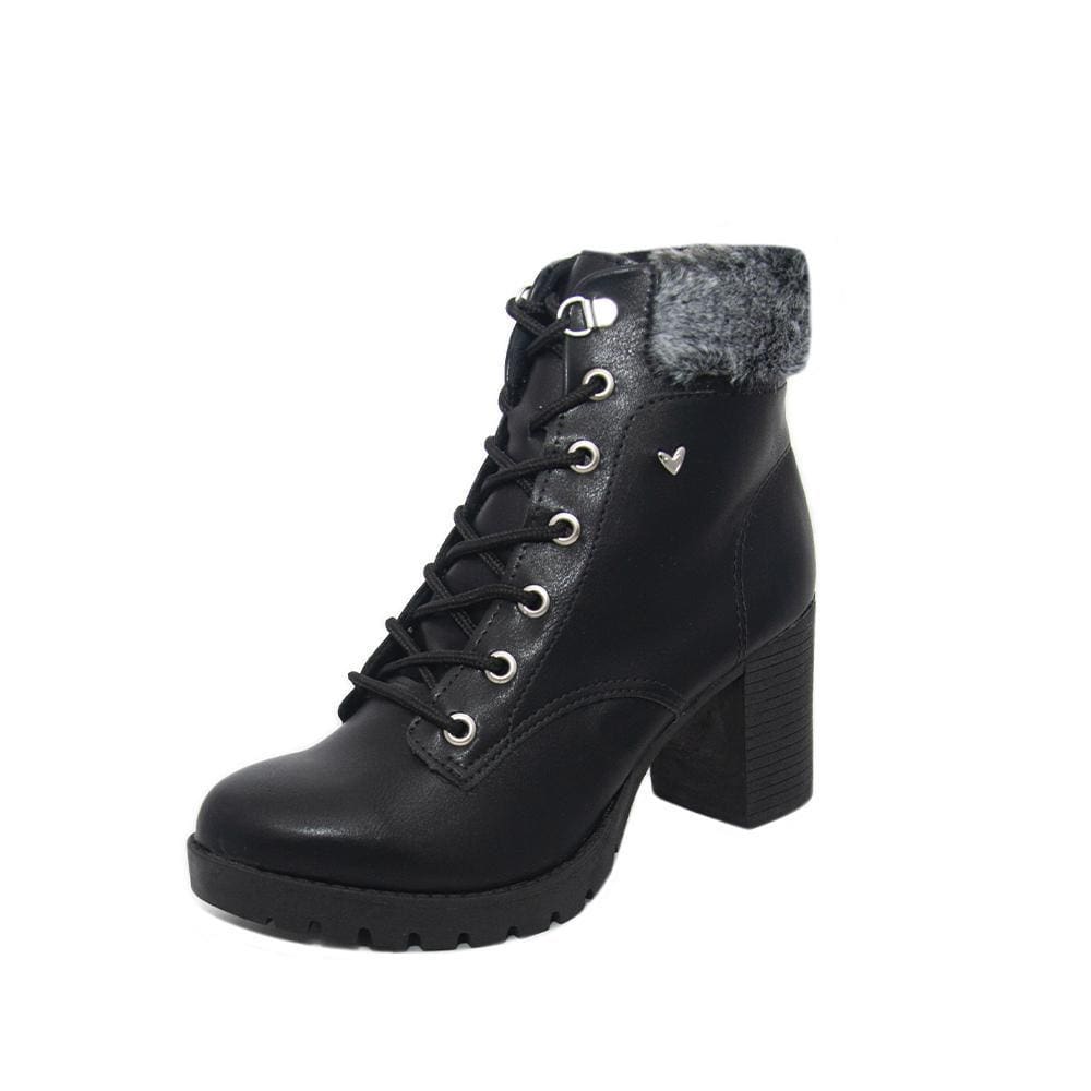 Bota Feminina Mississipi Coturno REF: Q-7833 COM PELO