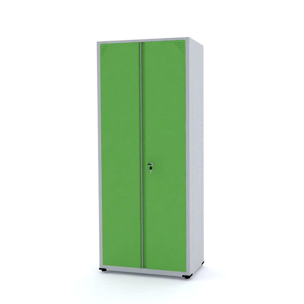 Armário De Aço 190X80x40 Pandin Ap409sl - Cinza/Verde